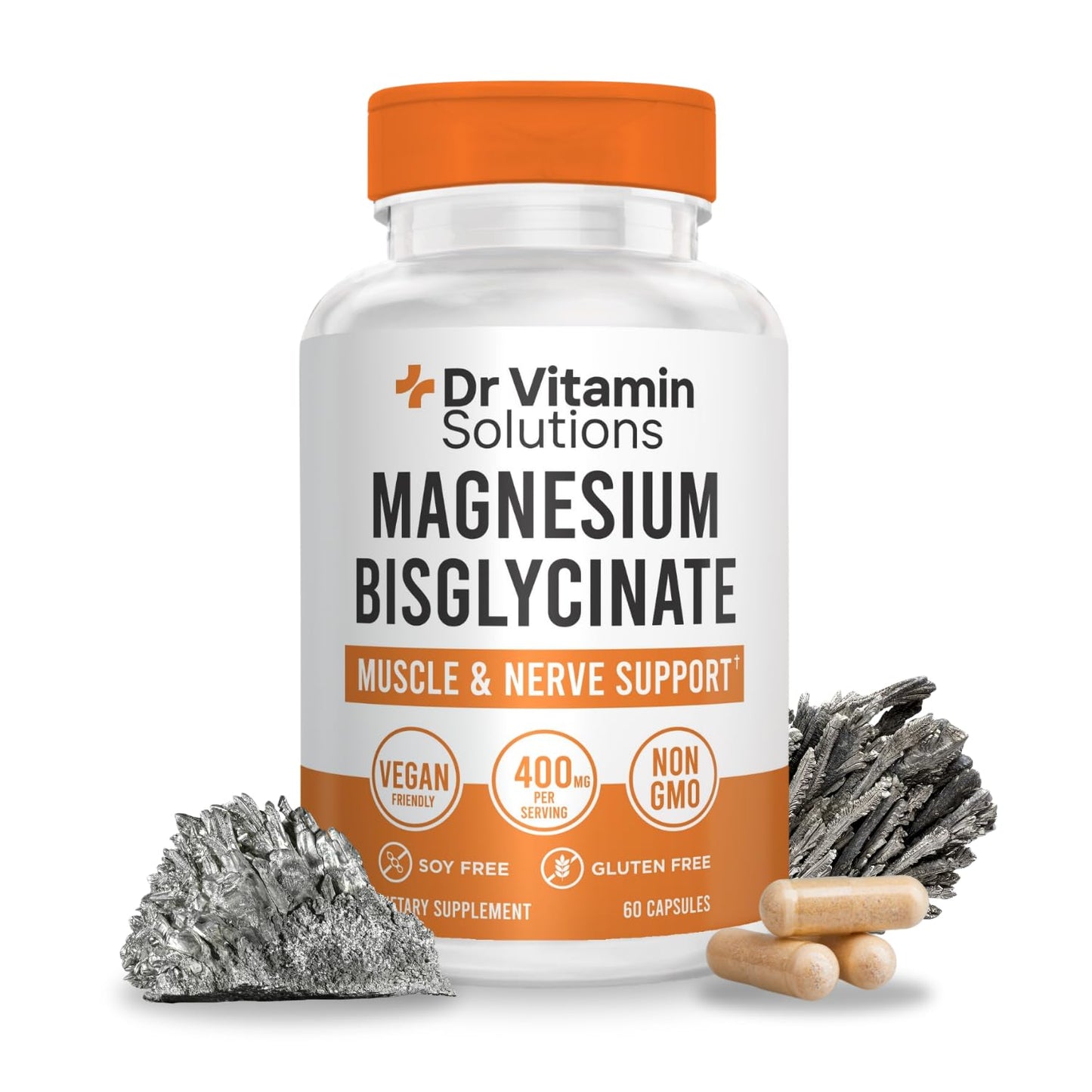 Magnesium Bisglycinate 400mg | Albion Chelated Magnesium Glycinate | DR Vitamin Solutions