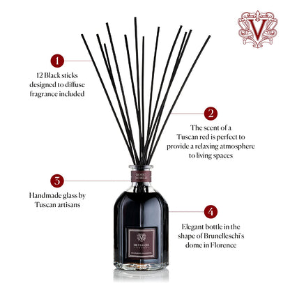 Dr. Vranjes Rosso Nobile Diffuser 500ml | Wine-Inspired Home Fragrance