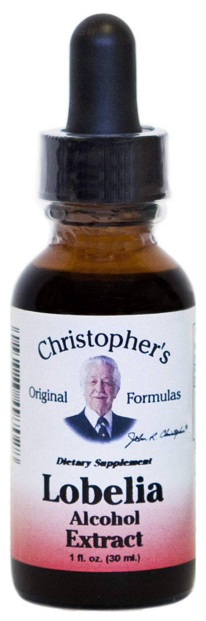 Dr Christopher's Lobelia Alcohol Extract - 1 Fluid Ounce | Herbal Remedy