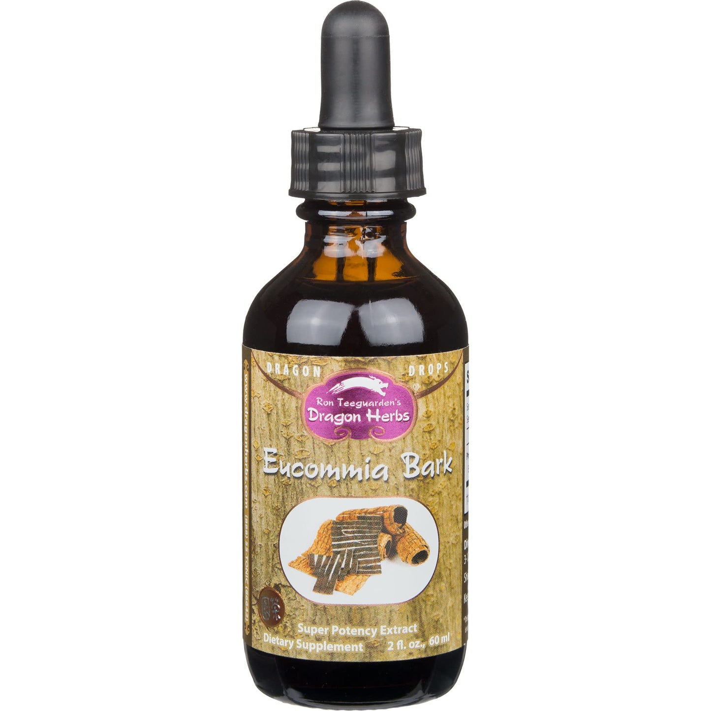 Dragon Herbs Eucommia Bark Drops - 2 fl oz