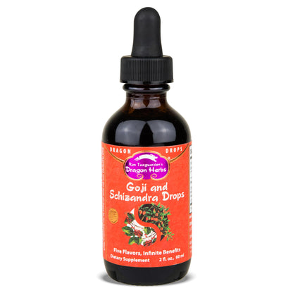 Dragon Herbs Goji Berry & Schizandra Drops – Triple-Extracted Tincture (2 oz)
