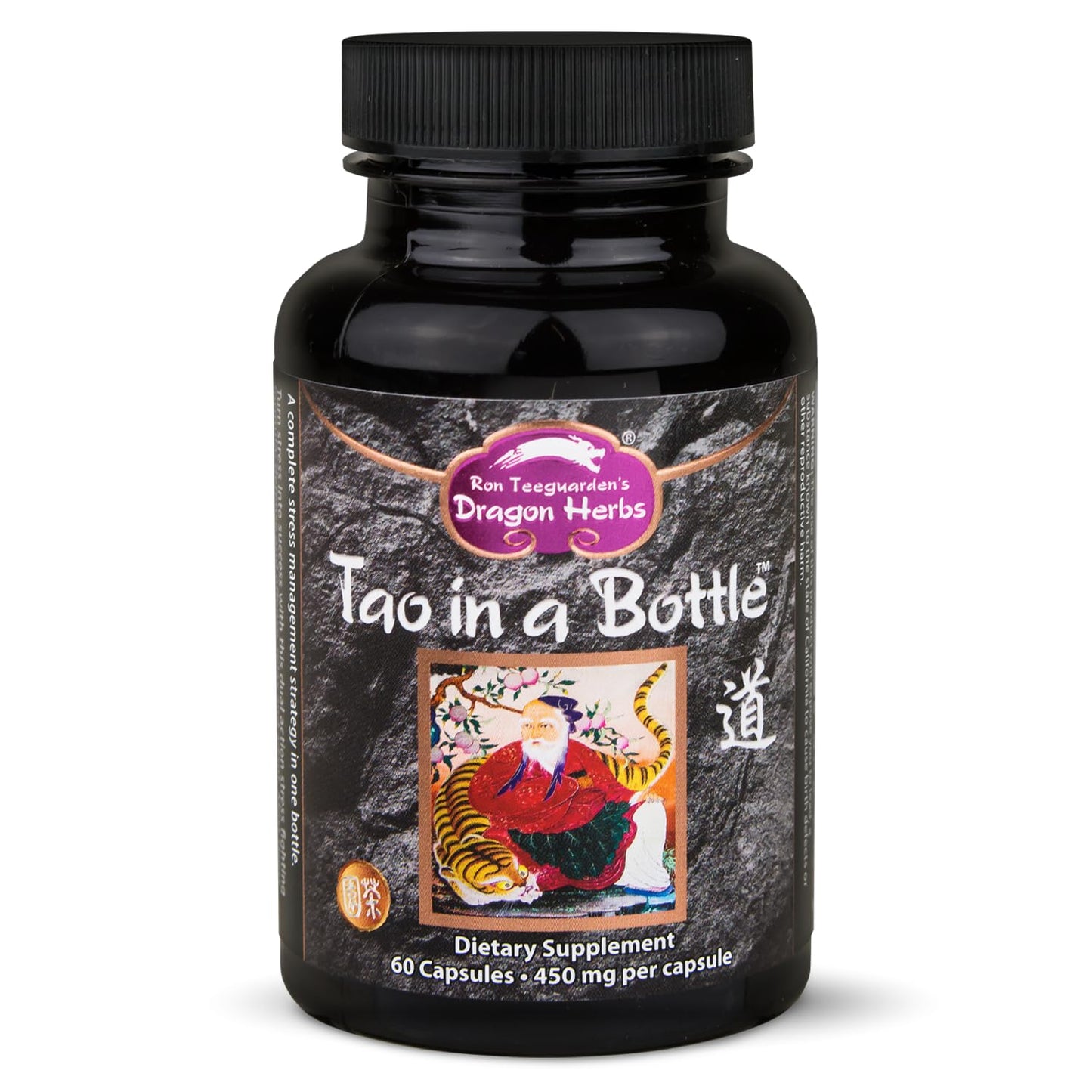 Dragon Herbs Tao in a Bottle Capsules – Stress, Mood & Focus Support (60 Capsules, 450 mg Each)