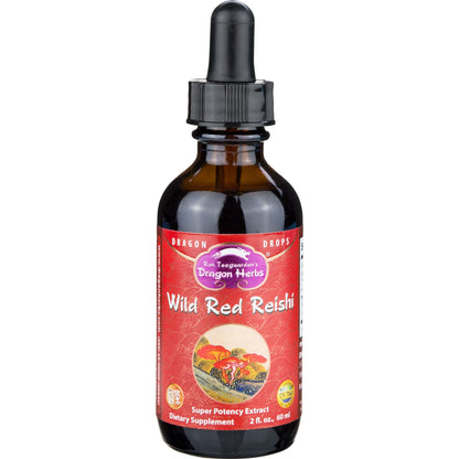 Dragon Herbs Wild Red Reishi Drops - 2 fl oz
