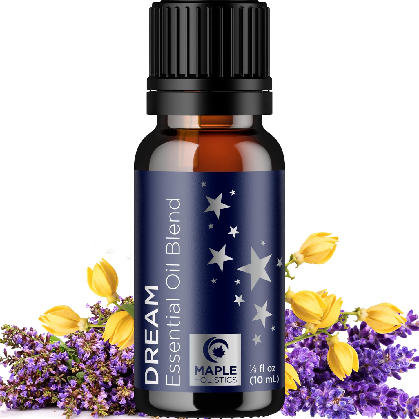 Sleep Essential Oil Blend for Diffuser | Dream Essential Oils – Lavender, Chamomile, Clary Sage & Ylang-Ylang (10mL)