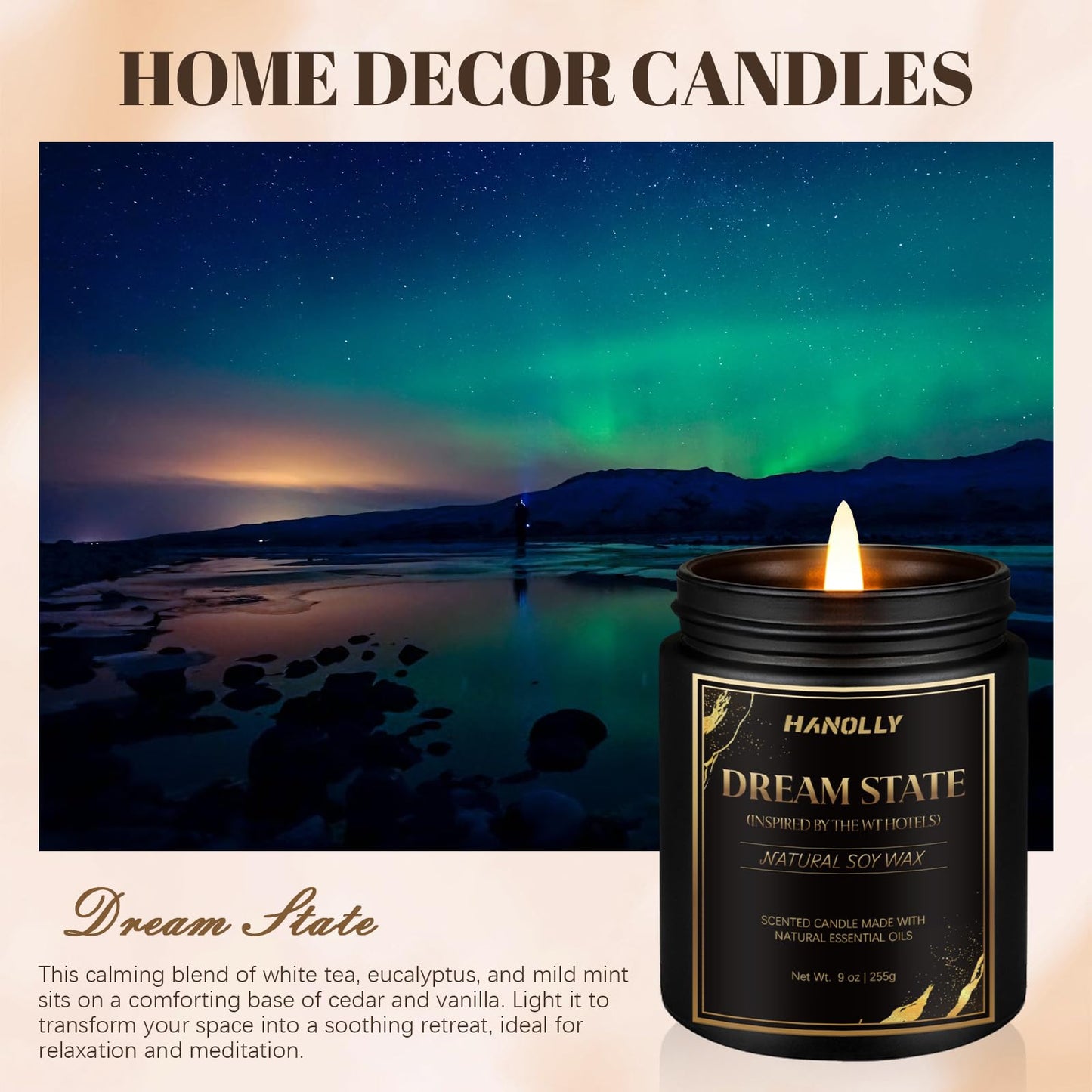 Dream State Hotel Candle - 9 oz Soy Wax Jar, Inspired by The Westin Hotels