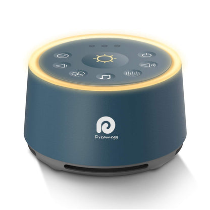 Dreamegg D1 Sound Machine – Navy Blue | White Noise, Night Light, Timer & Memory