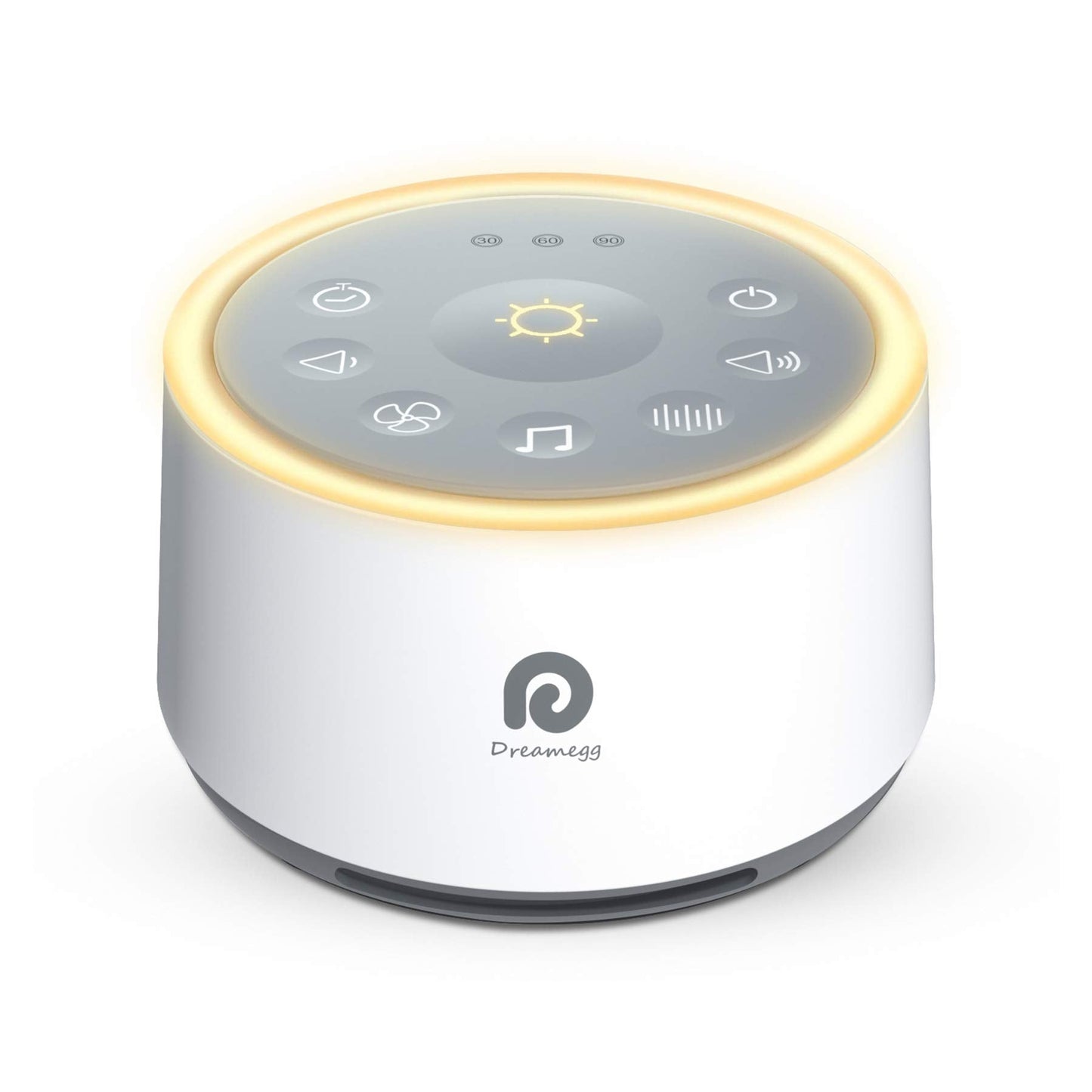 Dreamegg D1 Sound Machine – White Noise, Night Light, 24 Sounds | Nursery & Home