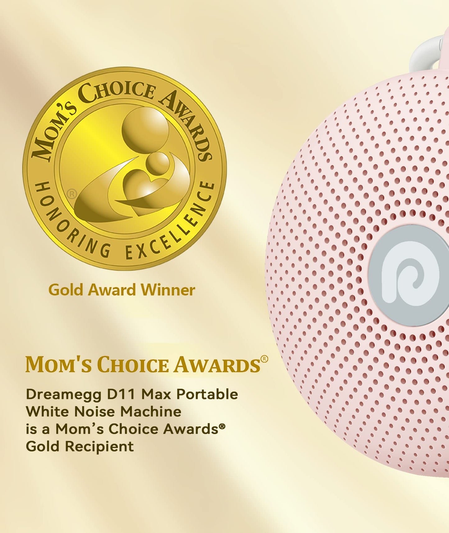 Dreamegg D11 Max Sound Machine – Portable Sleep Therapy with 21 Sounds