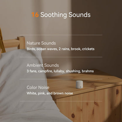 Dreamegg Travel White Noise Machine – Portable Sleep Sound Machine (2 Pack)