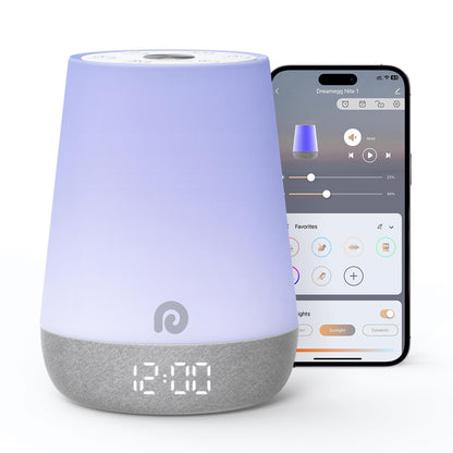 Dreamegg Nite 1 – Baby Sound Machine & Sleep Trainer with App Control, Night Light, 34 Sounds