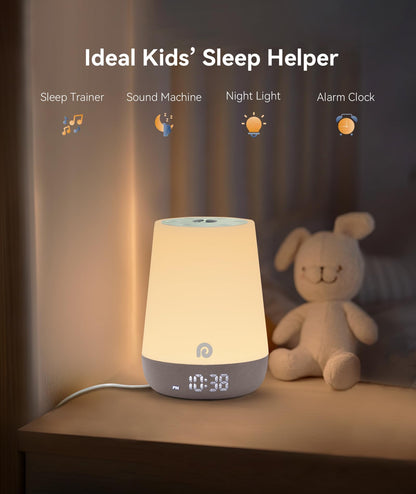 Dreamegg Sound Machine Baby – White Noise, Night Light & Ok-to-Wake