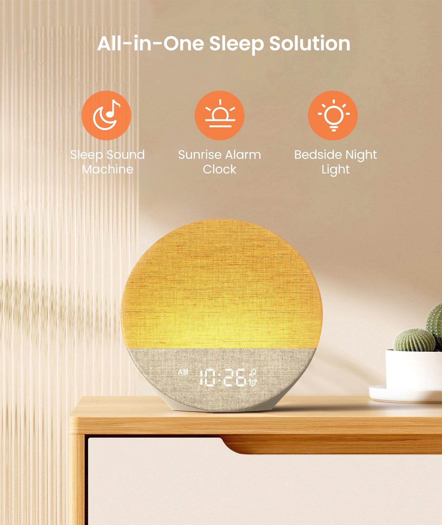 Dreamegg Sunrise 1 — Sunrise Alarm Clock & Sleep Sound Machine