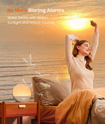 Dreamegg Sunrise 1 – Khaki Sunrise Alarm Clock & Sleep Sound Machine