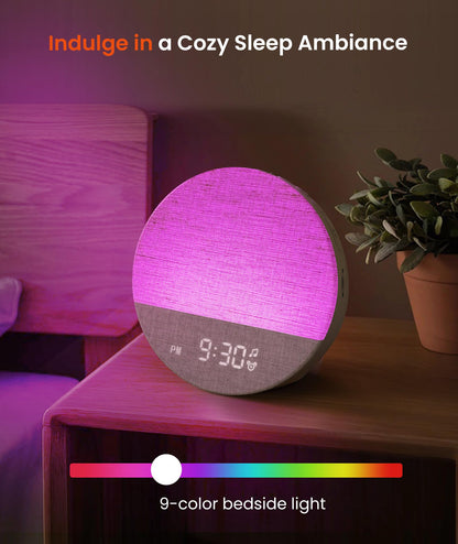 Dreamegg Sunrise 1 – Khaki Sunrise Alarm Clock & Sleep Sound Machine