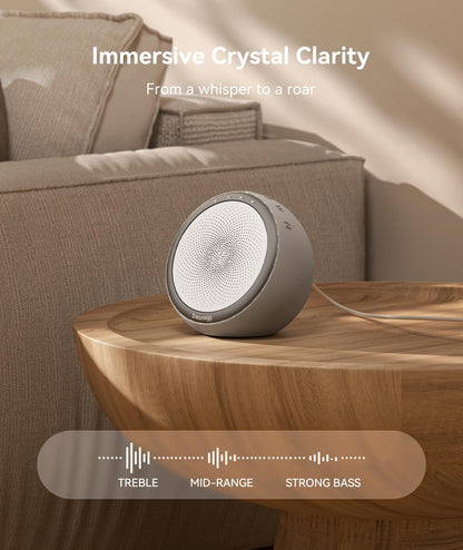 Dreamegg White Noise Machine for Adults – 10W, 29 Sounds, Sleep & Privacy