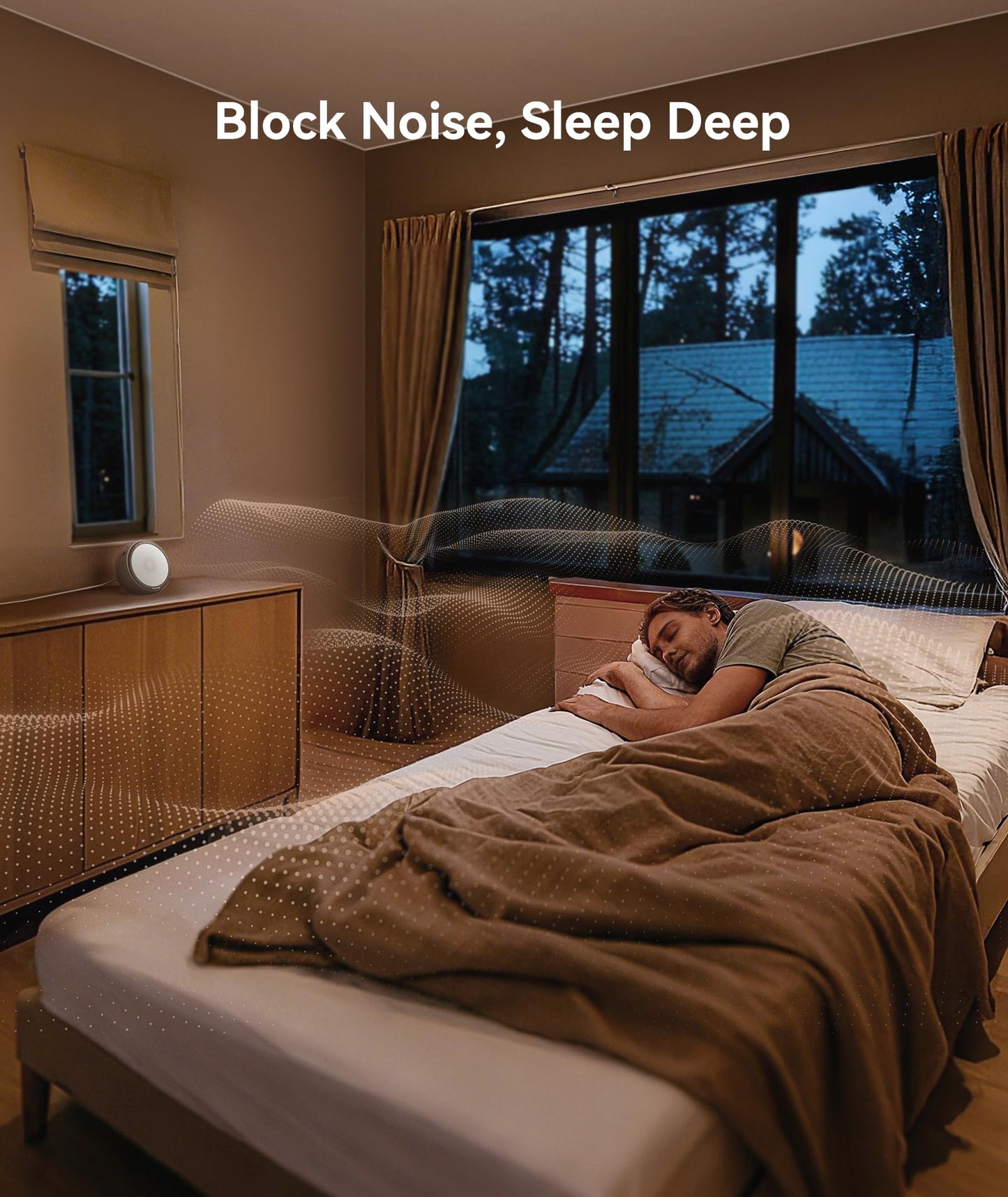 Dreamegg White Noise Machine for Adults – 10W, 29 Sounds, Sleep & Privacy