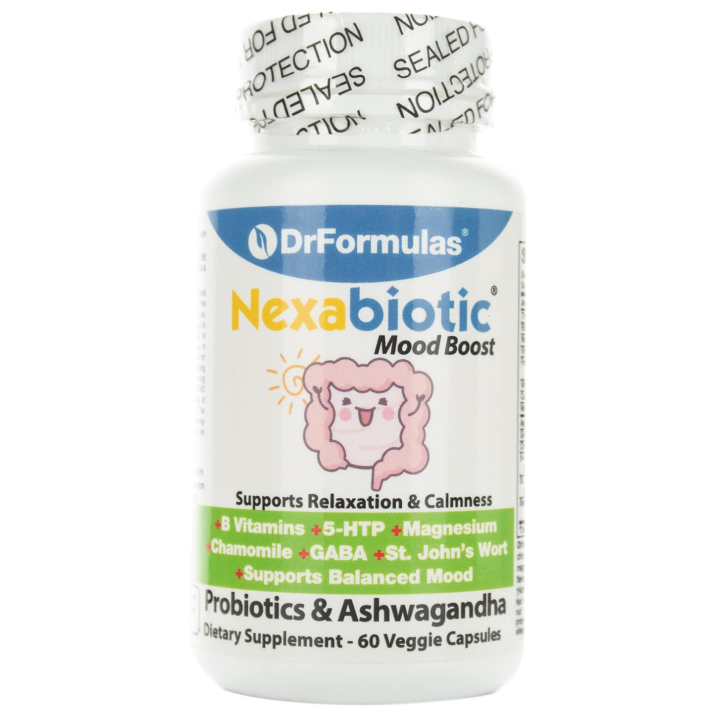 DrFormulas Mood Boost Probiotics with Stress B Complex Vitamins – Nexabiotic