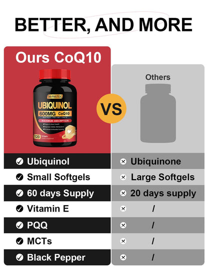DRFOSTER CoQ10 600 mg Ubiquinol – Heart Support & Energy