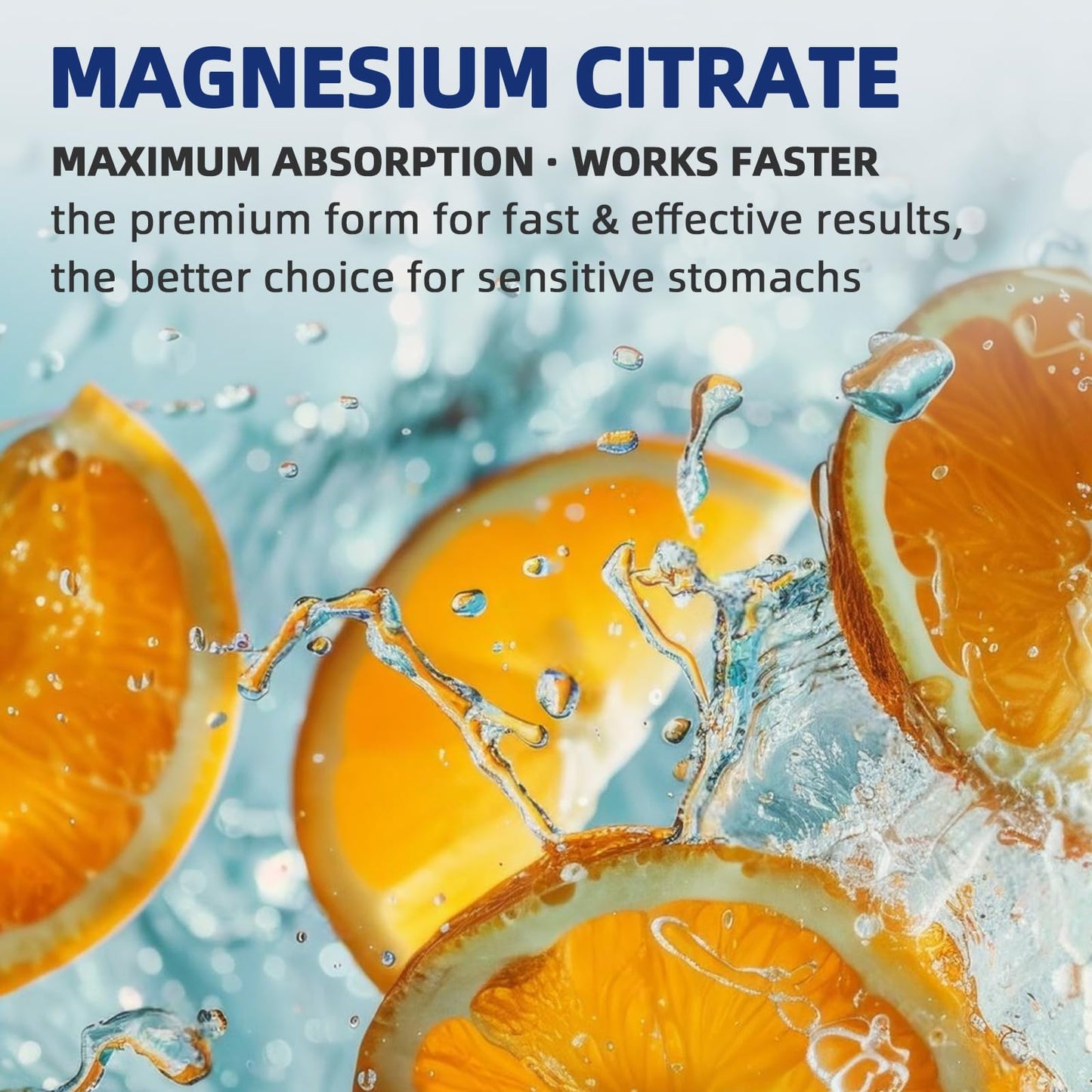 DRFOSTER Magnesium Citrate Capsules 400 mg – High-Absorption, 120 Vegan Capsules (2-Month Supply)