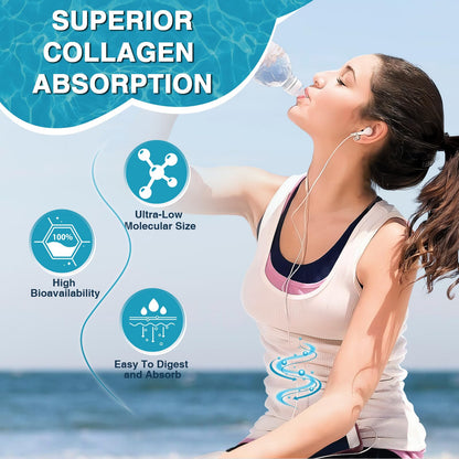 DRFOSTER Marine Collagen Peptides Powder – Joint Support | Wild-Caught Fish | 35 Servings