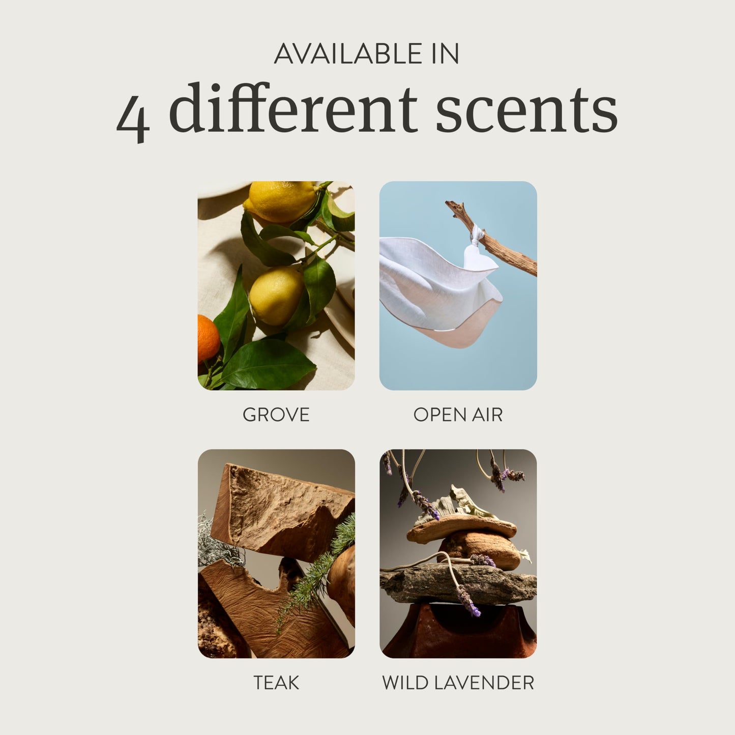 Drift Home Scent Diffuser Starter Kit in Teak – Adjustable, Long-Lasting Aroma, Pet Safe