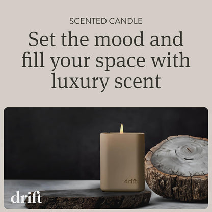 Drift Vanilla Woods Scented Candle | 10.5 oz | Premium Home Fragrance