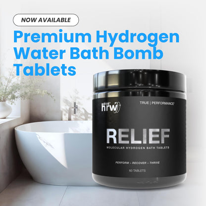DRINK HRW Rejuvenation: 12 ppm Hydrogen Water Tablets (Unflavored, 30ct) – Energy & Focus