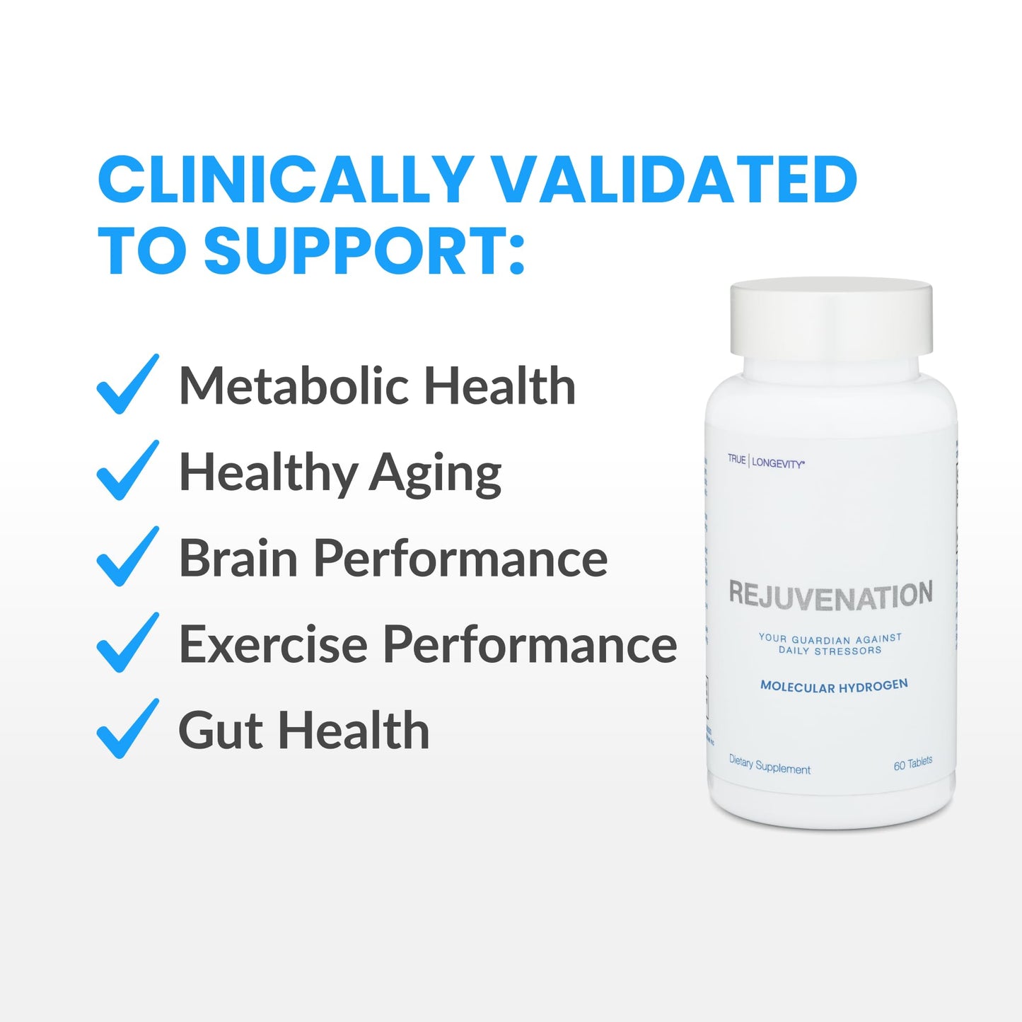 DRINK HRW Rejuvenation: 12 ppm Hydrogen Water Tablets (Unflavored, 30ct) – Energy & Focus