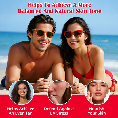 Drinkable Tanning Drops for Women – 6-in-1 Natural Tan with Astaxanthin