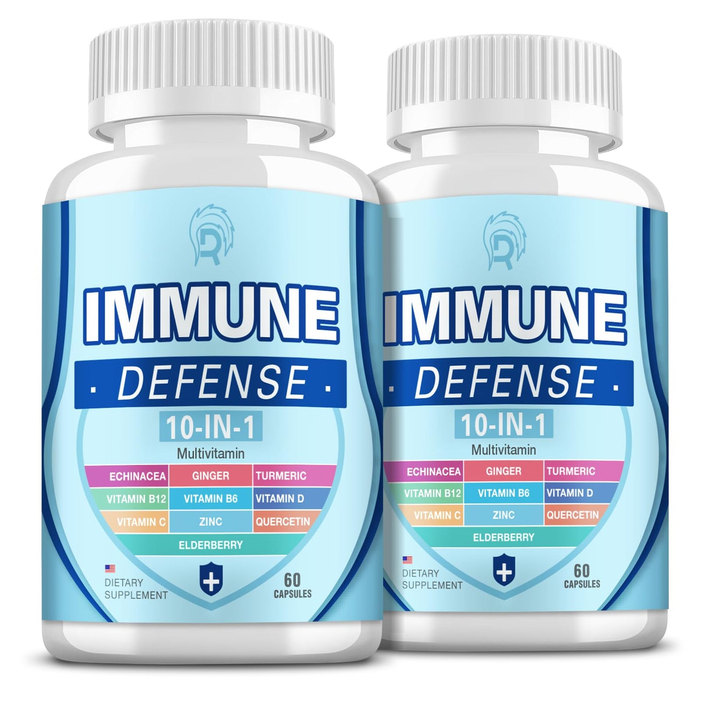 Drloton Immune Support - 10-in-1 Immune Defence, 120 Caps (2 Pack)