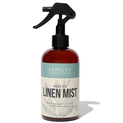 DRMTLGY Natural Green Tea Linen and Room Spray - Pillow, Linen & Fabric Mist 8 oz