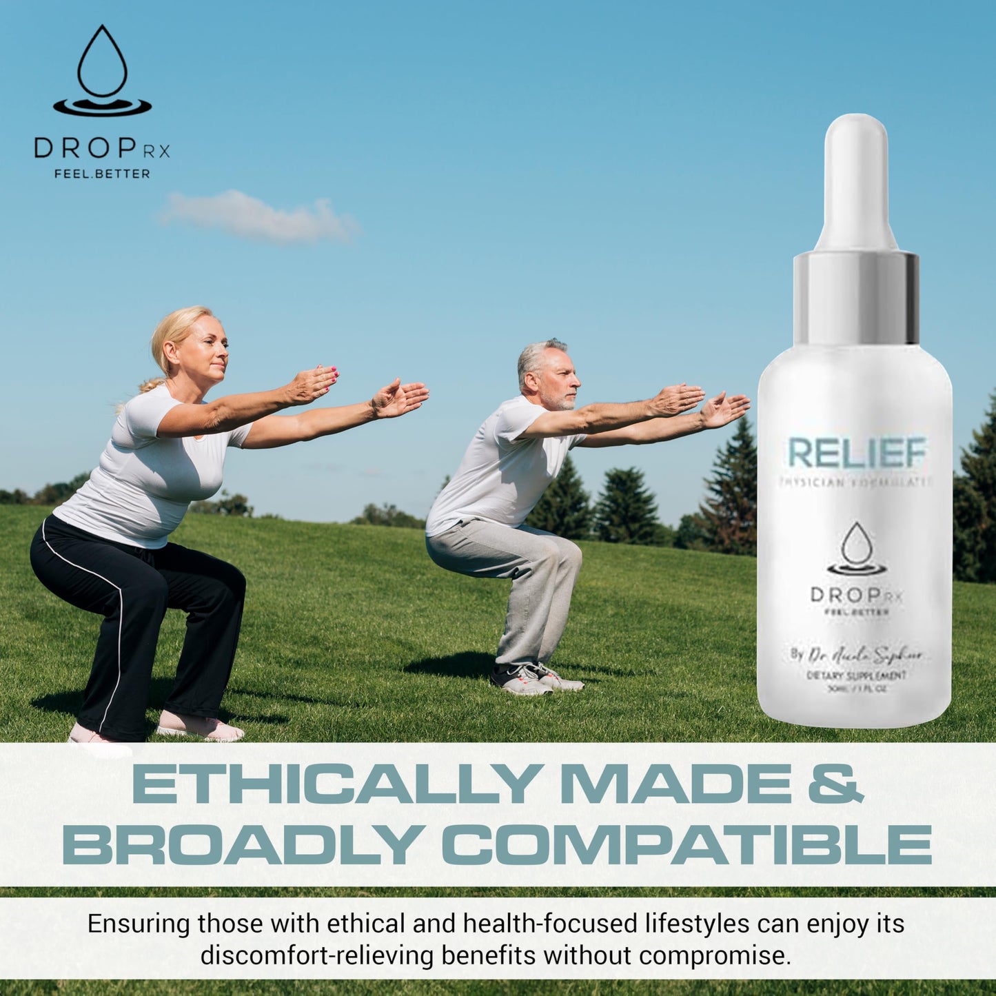 DropRx Relief by Dr. Nicole Saphier - Devil's Claw & Organic Ginger (2 oz)
