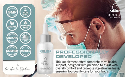 DropRx Relief by Dr. Nicole Saphier - Devil's Claw & Organic Ginger (2 oz)