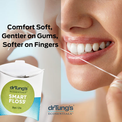 DrTung's Smart Floss – Natural Expanding Cardamom Floss, BPA & PFAS Free (Pack of 3)