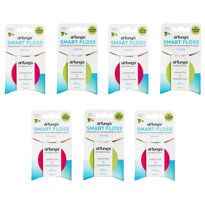 DrTung's Smart Floss – Natural Expanding Cardamom Floss, BPA & PTFE Free (7-Pack)