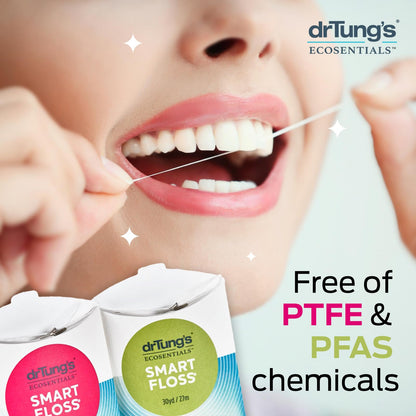 DrTung's Smart Floss – Natural Expanding Cardamom Floss, BPA & PTFE Free (7-Pack)