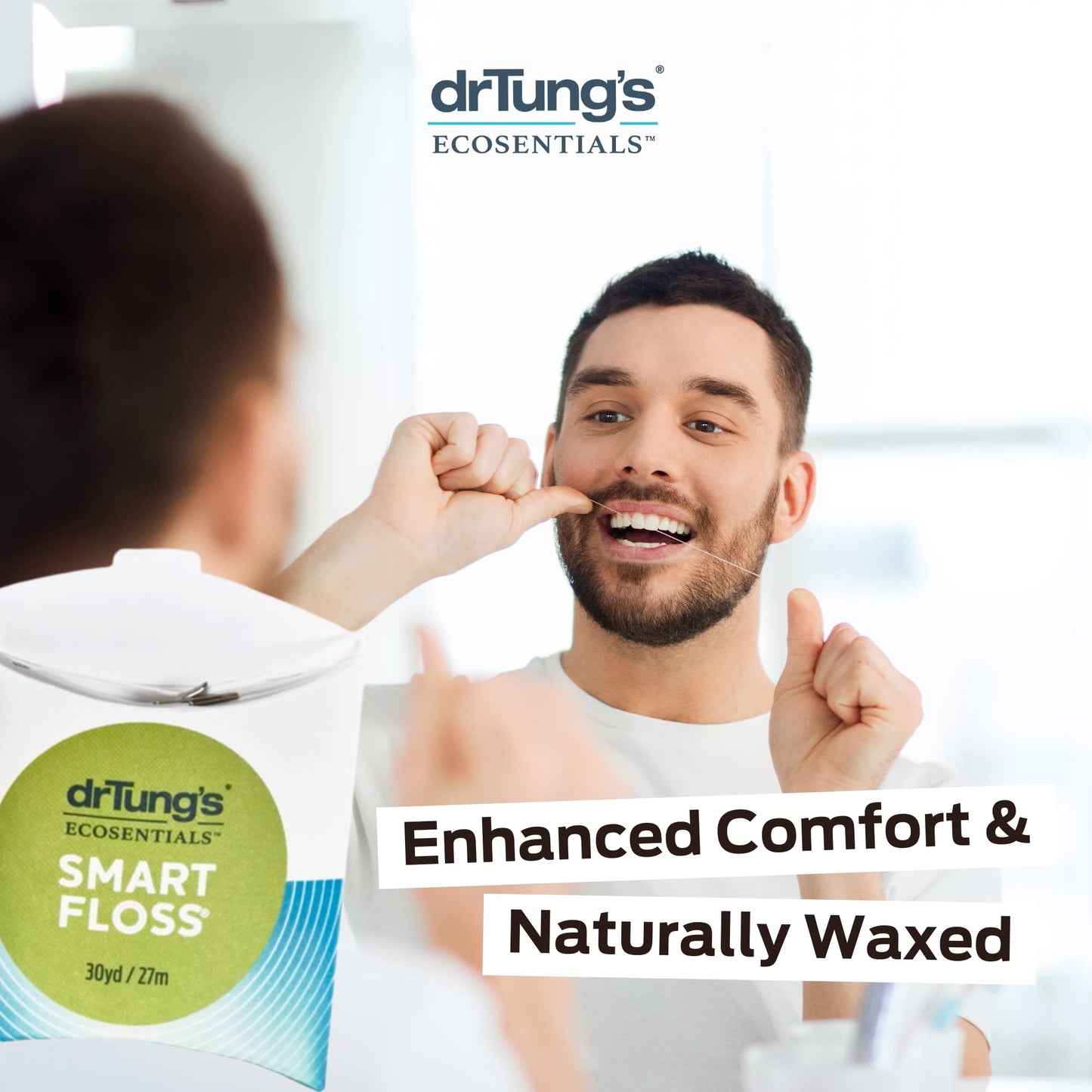 DrTung's Smart Floss – Natural Expanding Cardamom Floss, BPA & PTFE Free (7-Pack)