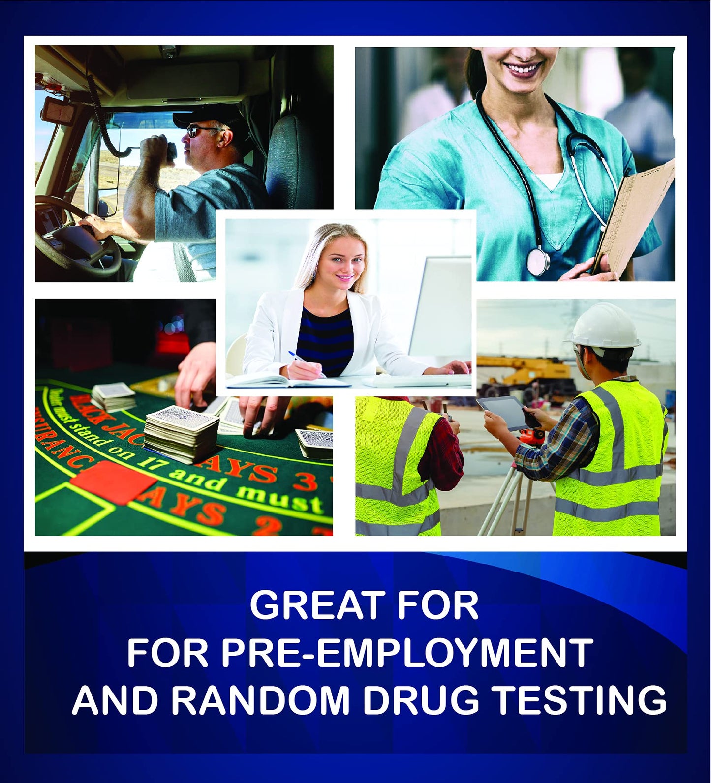 10 Pack DrugExam THC 20 ng/mL Urine Test Kit – Highly Sensitive Marijuana Detection