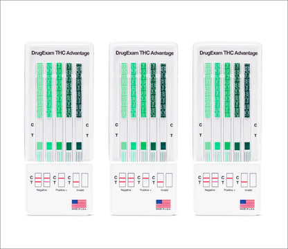 3 Pack DrugExam Multi Drug Screen Test – Urine THC Detection with Detailed Instructions