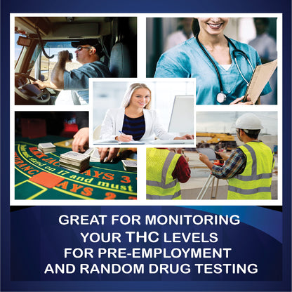 2 Pack DrugExam Multi Drug Screen Test – THC Urine Test, Easy to Use, Detailed Instructions Included (2)