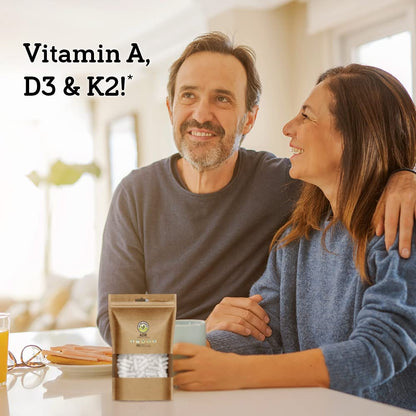 DSO ADK Vitamin Supplement – Vitamin A, D3 & K2 | 90 Vegan Capsules