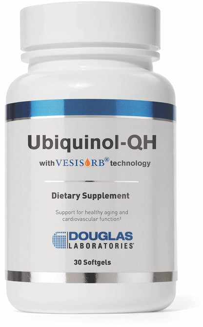 Douglas Laboratories Ubiquinol-QH | CoEnzyme Q10 to Support Healthy Aging and Cardiovascular Function | 30 Softgels