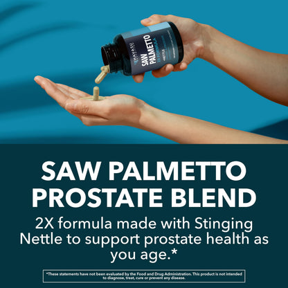 Saw Palmetto with Stinging Nettle - 2X Prostate Support (120 Count)