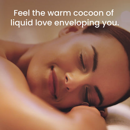 Dude's Love Organic Chocolate Warming Massage Oil – Non-Stain, Non-Sticky | 3.38 Fl Oz