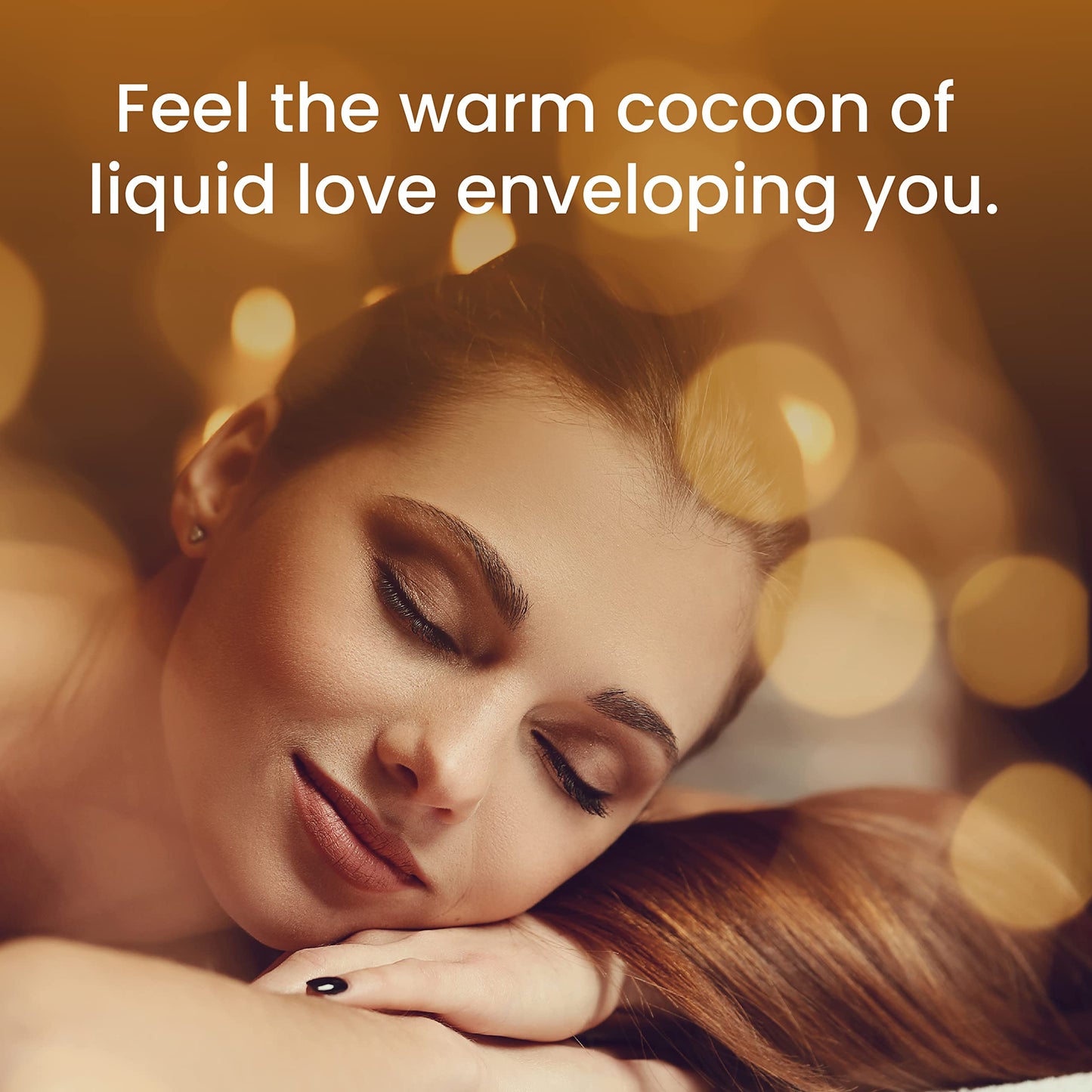 Dude's Love Organic Warming Massage Oil – Tropical Mango (3.38 fl oz) | No Stain, Non-Sticky