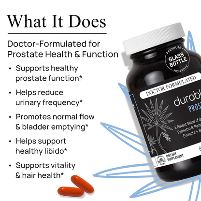 Durable Prostate – Organic USPlus Saw Palmetto + Beta-Sitosterol | Doctor-Formulated, Made in USA (180 Softgels) Elovita | Premium Vitamins, Advanced Supplements & Melatonin in the UK