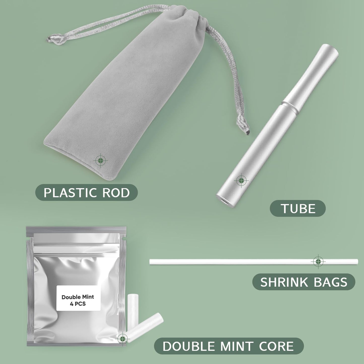 Healthy Air Flavored Device - Plant Core, Quit Bad Habits, Durable Aluminum