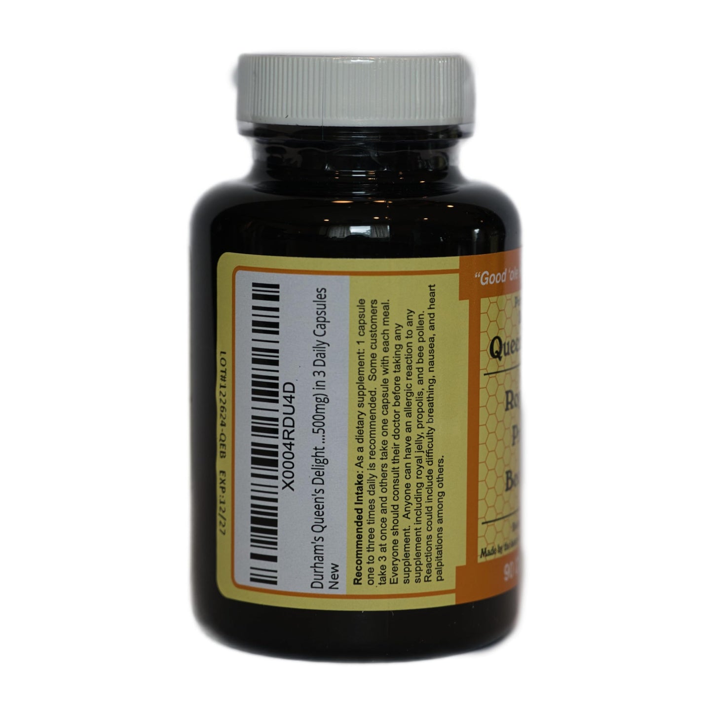 Durham's Bee Farm, Inc. Queen's Delight | Royal Jelly, Propolis & Bee Pollen Supplement