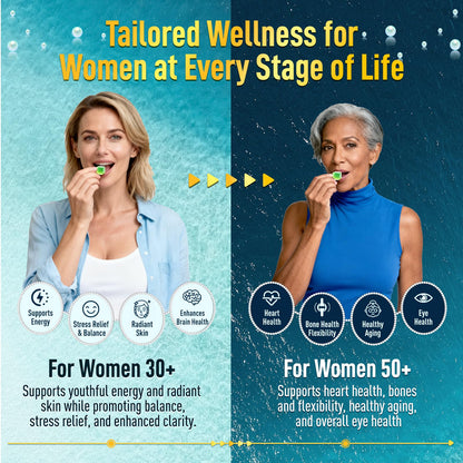 duwhot Vegan Omega-3 Gummies for Women | 1000mg Algal Oil DHA/EPA | CoQ10 & Astaxanthin | 60 Count