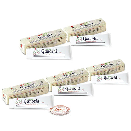 DXN Ganozhi Toothpaste + Nona Manis Coaster Pack (5 Boxes) – 150g Each